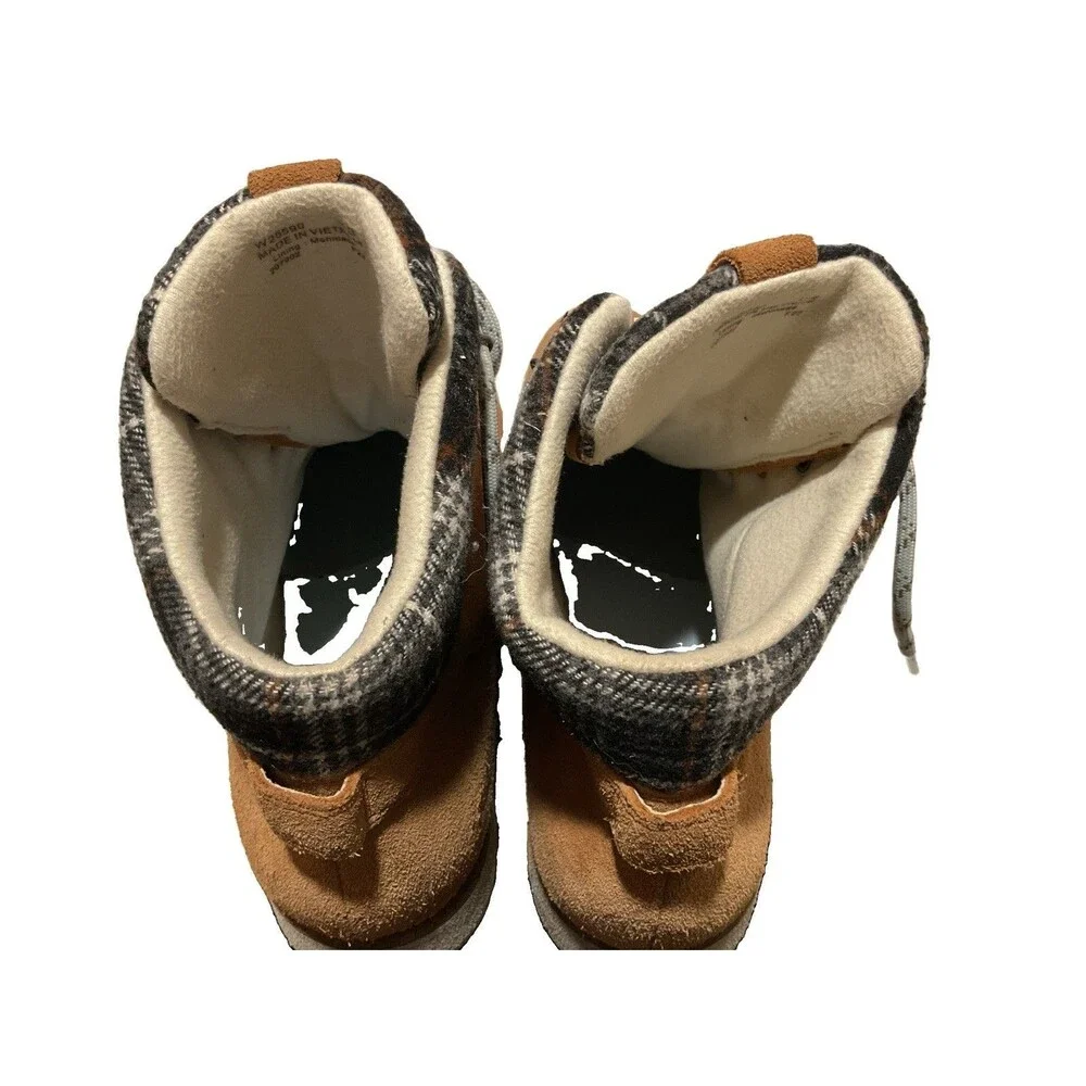 Cole Haan men Zerogrand Explorer Waterproof Honey Brown Suede Boots Weather Made